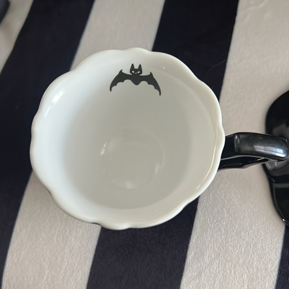 Killstar Black Bat Teacup and Saucer Set (2) NWT - Picture 5 of 8